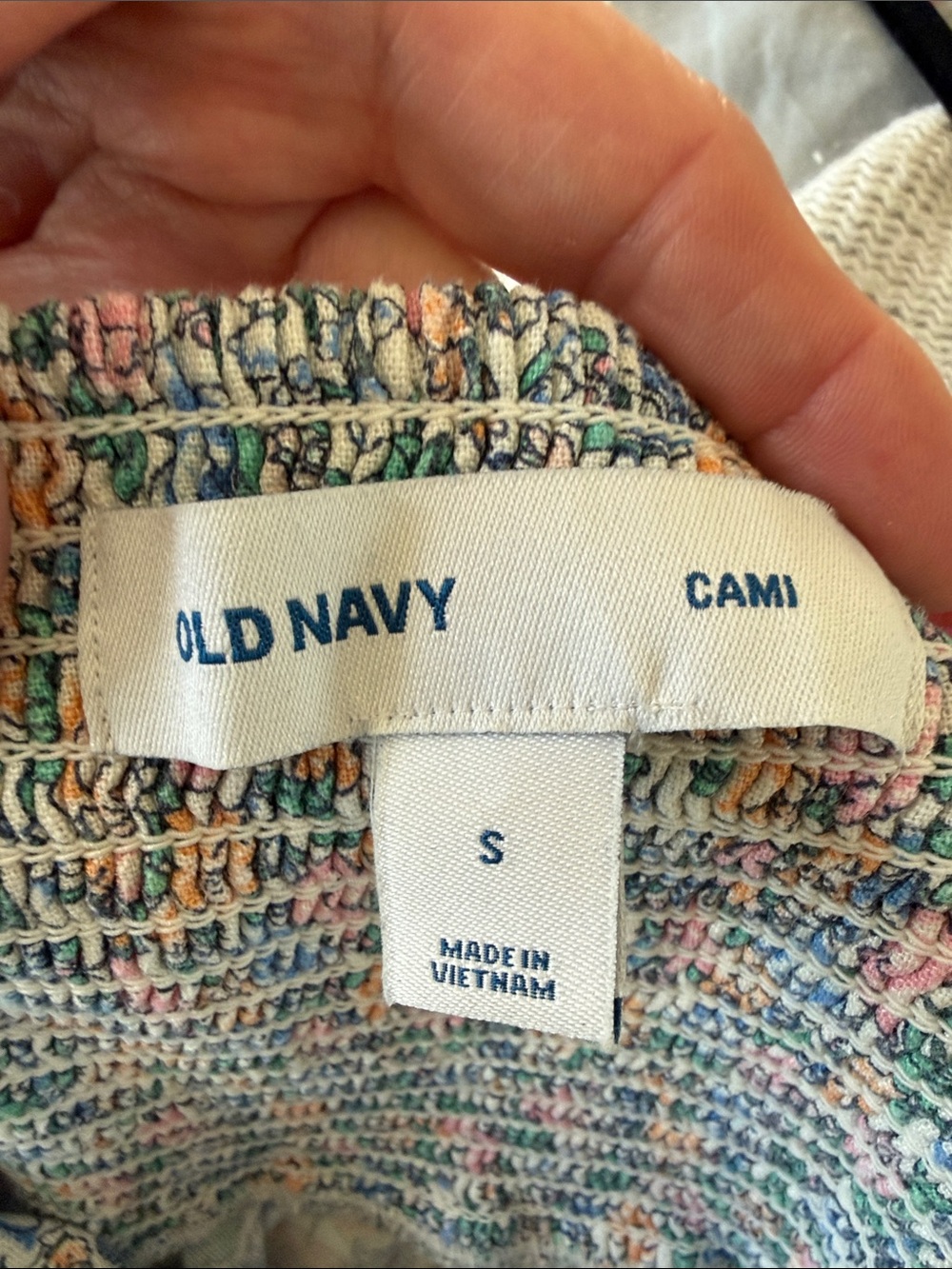 Old Navy Pastel Floral Slip Dress in Light Blue and Pink - Picture 2 of 6